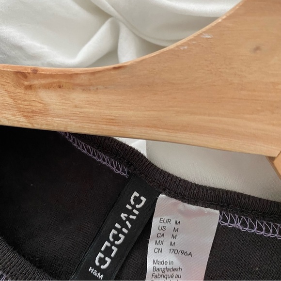 3/30$🤍 H&M | Graphic ribbed baby tee - Picture 6 of 8